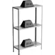 Стеллаж с полками Unico metall 30x145x70 см оцинкованная сталь цвет металлик нагрузка на полку до 30 кг