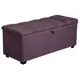 Банкетка Мебельная фабрика мира Осло Plum 40x43x100 см рогожка цвет фиолетовый ОР-08