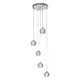 Люстра на штанге хрустальная Loft It 10112-5 Rain 5 ламп 14 м² цвет бесцветный - прозрачный