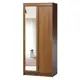Шкаф-купе с зеркалом Шарм-дизайн 220x90x60 см 2 полки ЛДСП цвет орех
