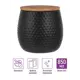 Банка для сыпучих продуктов Elan gallery Пузырьки 0.85 л керамика цвет черный, коричневый