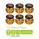 Банка для сыпучих продуктов Elan gallery Грибочки 0.35 л стекло цвет черный/белый/зеленый/коричневый/прозрачный
