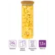 Банка для сыпучих продуктов Elan gallery Crystal glass 1.3 л стекло цвет коричневый, прозрачный