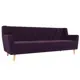 Диван прямой Лига Диванов Брайтон 198x85x80 см велюр цвет фиолетовый
