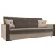 Диван Лига диванов Валенсия 210x90x85 см велюр цвет бежевый/коричневый