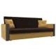 Диван Лига диванов Валенсия 210x90x85 см микровельвет цвет жнлтый/коричневый