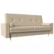 Диван Лига диванов Белфаст 225x95x90 см экокожа цвет бежевый