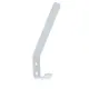 Крючок Металлист 1198449 5x2x12.50 см полимер цвет белый