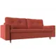 Диван Лига диванов Белфаст 225x90x95 см микровельвет цвет коралловый