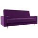 Диван Лига диванов Белфаст 225x95x90 см микровельвет цвет фиолетовый