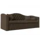 Диван прямой Лига диванов Мечта 208x101x88 см рогожка цвет коричневый