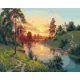 Картина по номерам Paintboy на подрамнике Русский пейзаж 40x50
