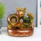 Фонтан настольный с подсветкой Simaland Жаба и Хулу 4627479 с шариком