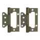 Петли дверные накладные Нора-М Isparus 800-4 17111 универсальные 100x75x2.5 мм 2 шт цвет бронза