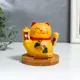 Маятник "Манэки-нэко со свитком и тыковкой" от солнечных батарей 10x10x12 см