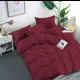 Комплект постельного белья Л-Текстиль 10007_3, евро, сатин цвет красный