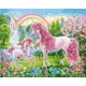 Картина по номерам Paintboy на подрамнике Розовые единороги 40x50