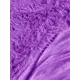 Плед Absolute меховой 132314, 240x220 см, полиэстер, цвет фиолетовый/черный