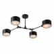 Люстра потолочная ALMA LIGHT ALC00177BK-MK1-E14.4x60W 4 лампы 12 м² цвет черный