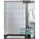 Штора для ванной комнаты с кольцами Studiotex Atmosphere Silver 180x180 см CPT18180700