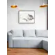 Плакат "Просто Постер" Белый спящий кот 50x70 в подарочном тубусе без рамы