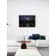 Плакат "Просто Постер" Мерцание над мостом 50x70 в раме