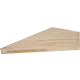 Ступень угловая сращенная лиственница 1006x500x40 мм