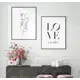 Постер 28 картин "Любовь рисунок" 50x40 см