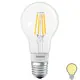 Лампа умная светодиодная Osram Smart Plus E27 220-240 В 5.5 Вт груша прозрачная 650 лм, теплый белый свет
