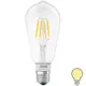 Лампа умная светодиодная Osram Smart Plus E27 220-240 В 5.5 Вт эдисон прозрачная 650 лм, теплый белый свет
