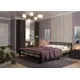 Кровать Форвард-мебель Леон 166x90.5x206 см цвет черный