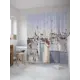 Штора для ванной JoyArty Городской пейзаж 180x200 см с крючками