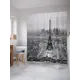 Штора для ванной JoyArty Французская фантазия из ткани, 180x200 см с крючками