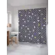 Штора для ванной JoyArty Треугольные пункты из ткани, 180x200 см с крючками