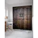 Штора для ванной JoyArty Дверь с символом из ткани, 180x200 см с крючками