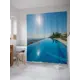 Шторка для ванной Опасный бассейн 180x200 см