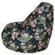 Кресло-мешок Груша Dreambag Павлин 2xL велюр 95x95x135см разноцветный