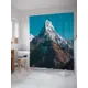 Штора для ванной JoyArty Неприступная гора из ткани, 180x200 см с крючками