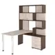 Компьютерный стол Мэрдэс ср-420/150 шкк-ч-прав 130x150x199 см ЛДСП цвет коричневый,бежево-белый