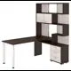 Компьютерный стол Мэрдэс ср-420/170 вкв-прав 130x170x199 см ЛДСП цвет венге,бежево-белый