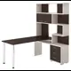 Компьютерный стол Мэрдэс ср-420/170 квв-прав 130x170x199 см ЛДСП цвет венге,бежево-белый