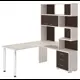 Компьютерный стол Мэрдэс ср-420/170 квк-прав 130x170x199 см ЛДСП цвет венге,бежево-белый