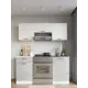 Кухонный комплект Дсв мебель Дуся 160x140.60x60 ЛДСП цвет белый/цемент