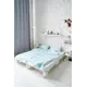 Простыня Sn Textile ПР-Р-OXY на резинке вискоза 200x180см ментоловая