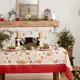 Скатерть Этель Golden Christmas 220x149см прямоугольная белая