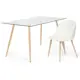 Стол Tetchair Sophia прямоугольник 140x75 см стекло цвет прозрачный