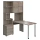 Компьютерный стол Мэрдэс Ср-500м/140 н-лев 130x140x199 см ЛДСП цвет серый дуб