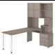 Компьютерный стол Мэрдэс Ср-500м/190 н-прав 130x190x199 см ЛДСП цвет серый дуб