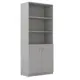 Шкаф Skyland SR-5W.5 77x181.5x37.5 см ЛДСП цвет серый