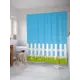 Шторка для ванной комнаты JoyArty sc_21637 200x180см цвет синий